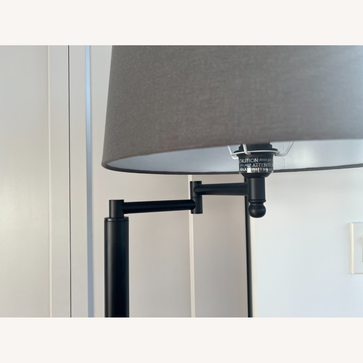 IKEA Halkip Black Floor Lamp - image-2