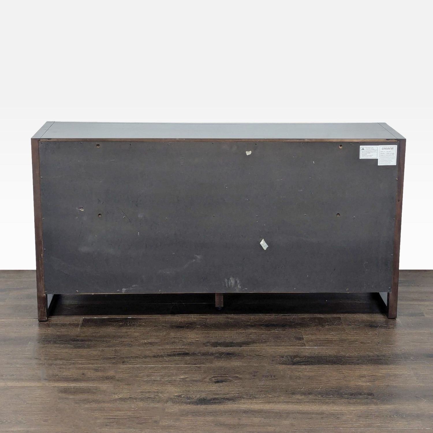 Casana 7-Drawer Dark Wood Dresser - Modern Storage - image-9