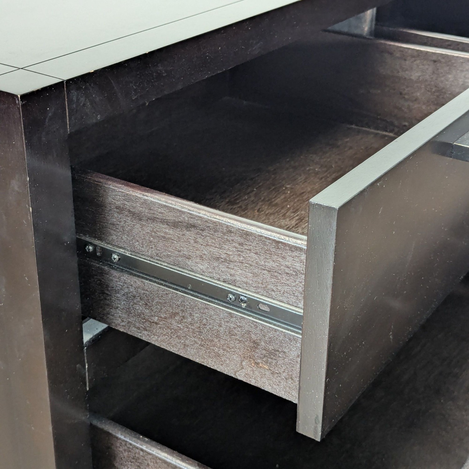 Casana 7-Drawer Dark Wood Dresser - Modern Storage - image-7