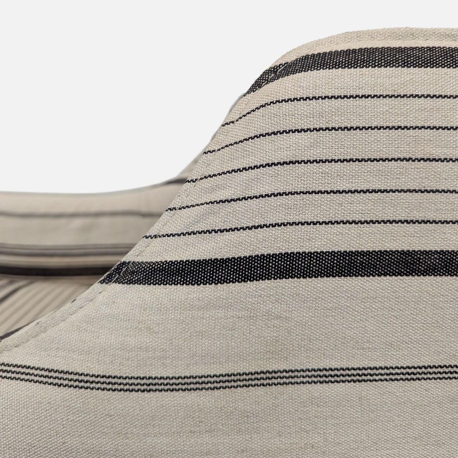 Striped Armchair with Skirted Bottom - Cozy  - image-7