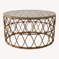 Natural Rattan Coffee Table