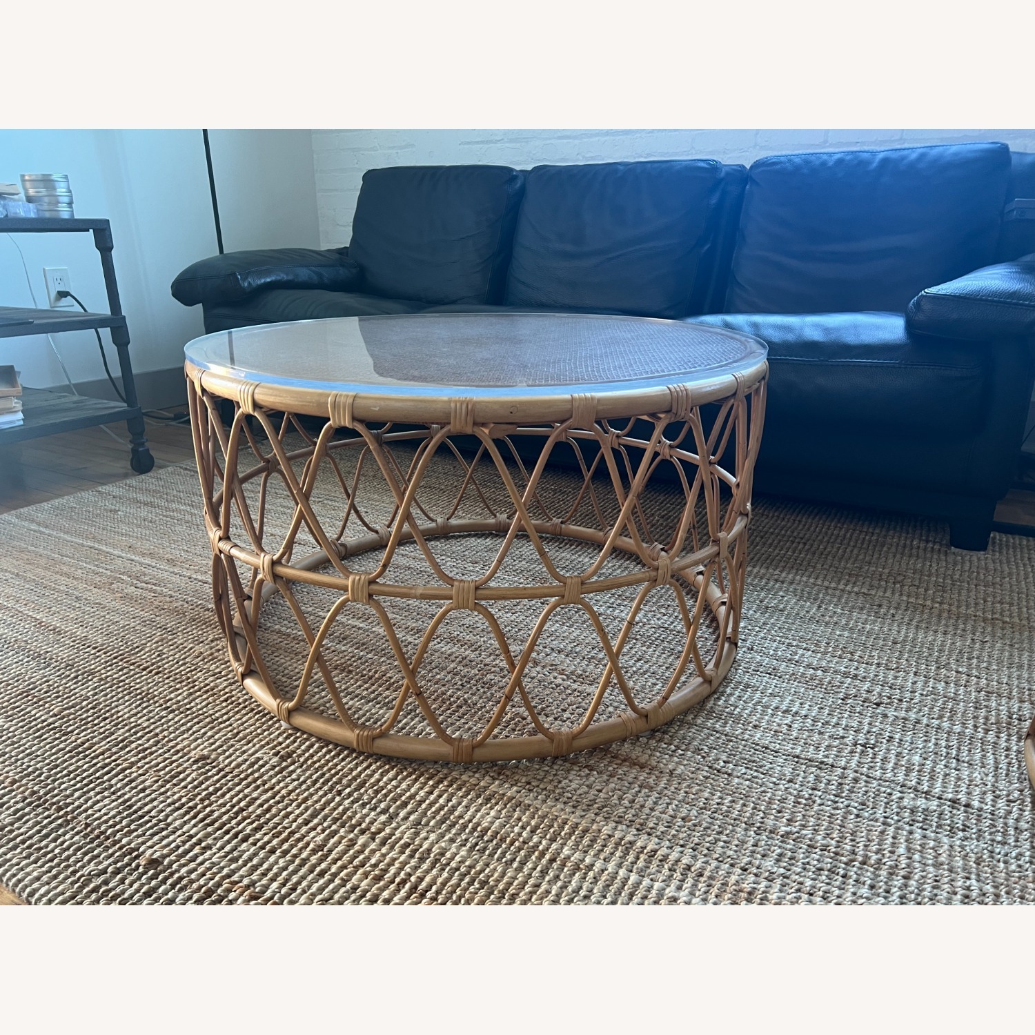 Natural Rattan Coffee Table - image-1