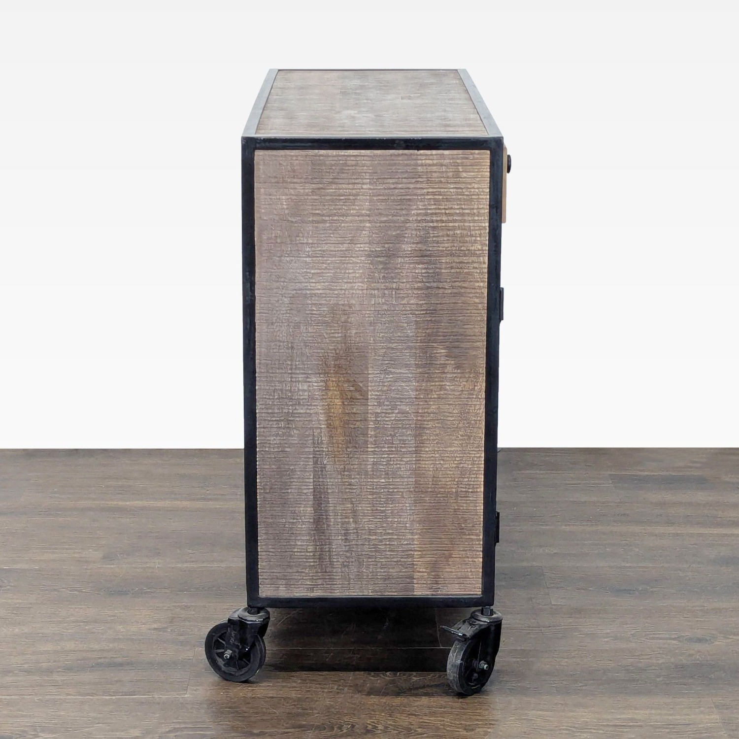 Steve Silver Two Drawer Storage Cabinet on Casters - image-6