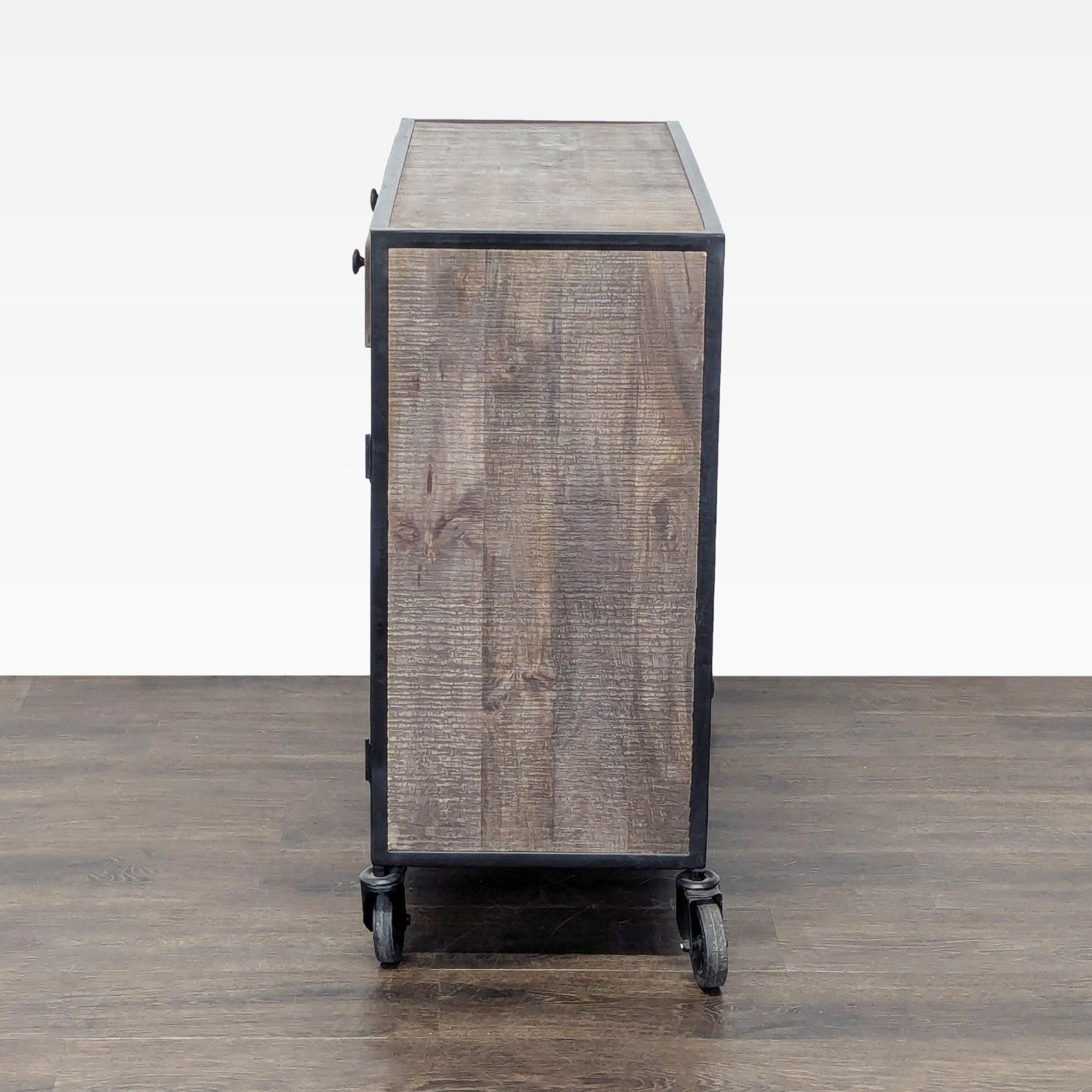 Steve Silver Two Drawer Storage Cabinet on Casters - image-8