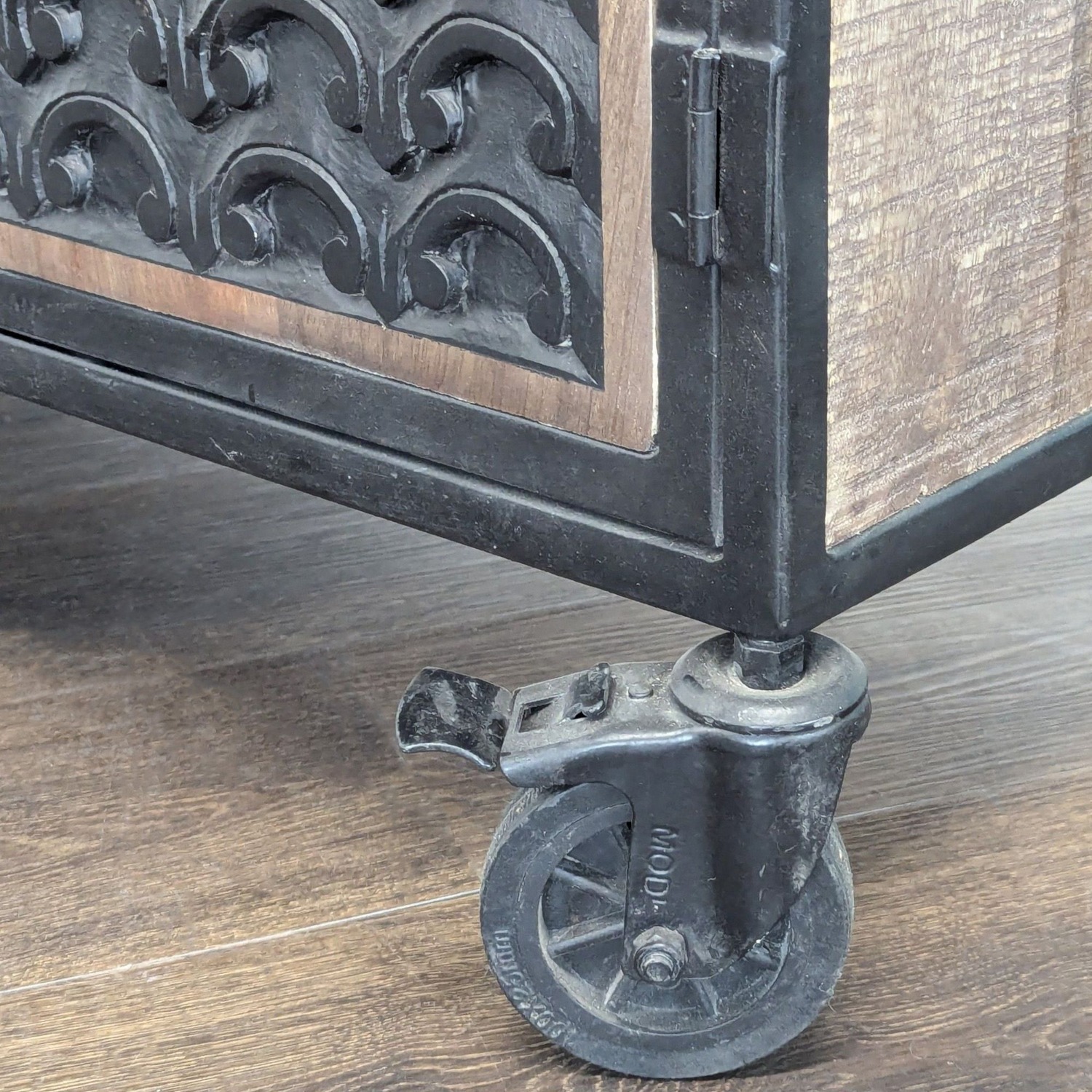 Steve Silver Two Drawer Storage Cabinet on Casters - image-9