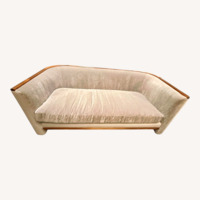 Light Gray Boucle Loveseat