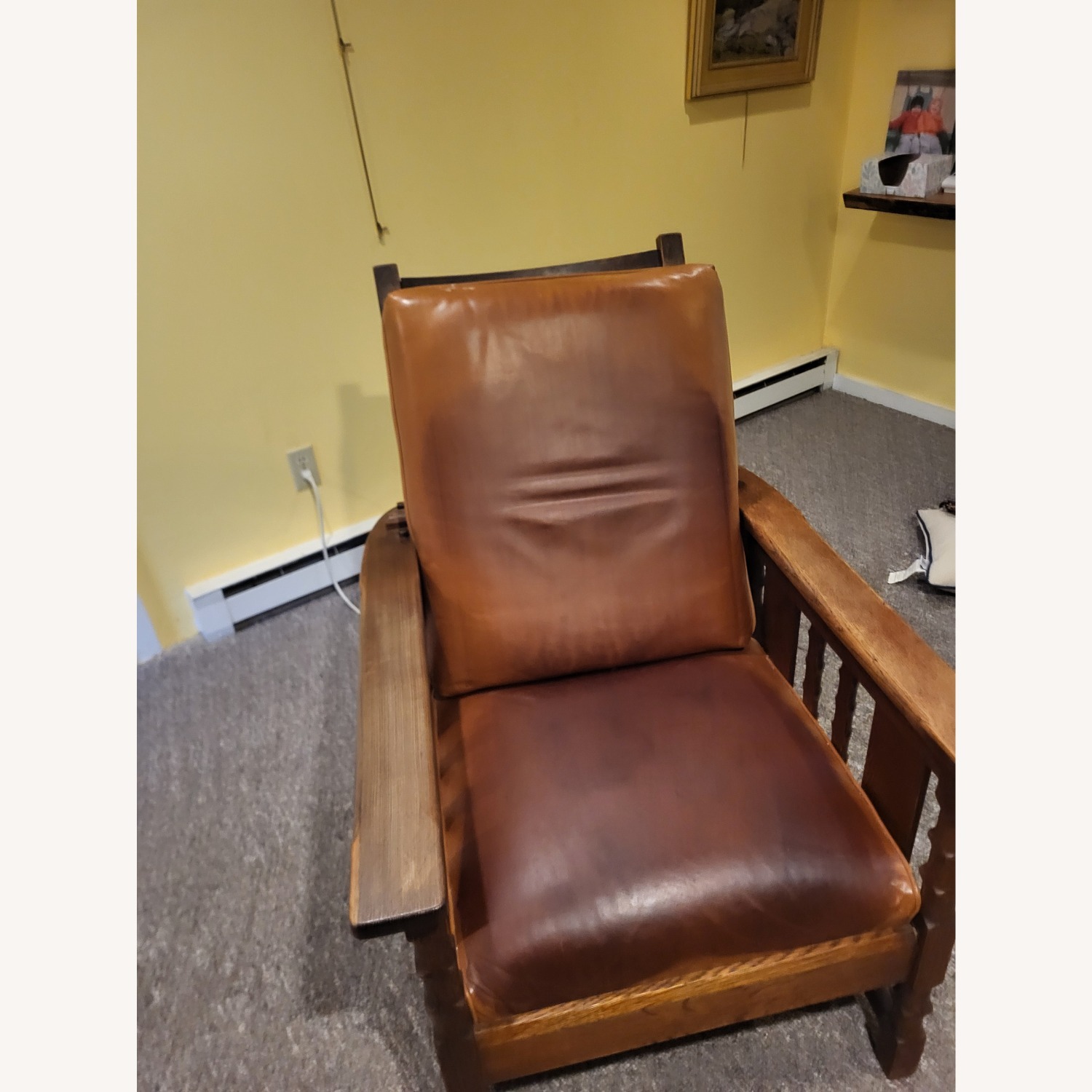 Antique Mission Style Morris Chair - image-4