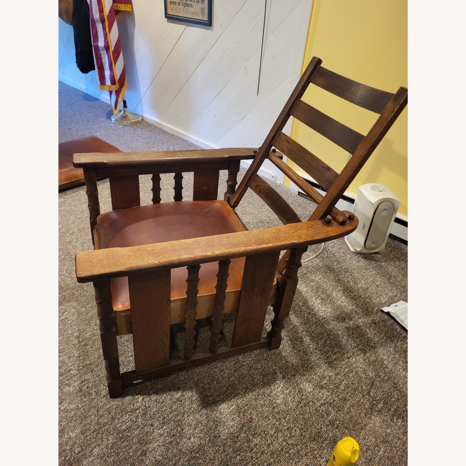 Antique Mission Style Morris Chair - image-3