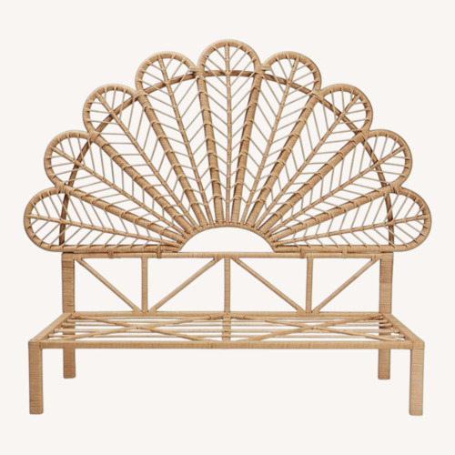 Used Baxton Studio Boho Full Headboard for sale on AptDeco