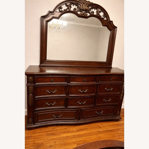Used Ashley Furniture Dark Brown Dresser for sale on AptDeco