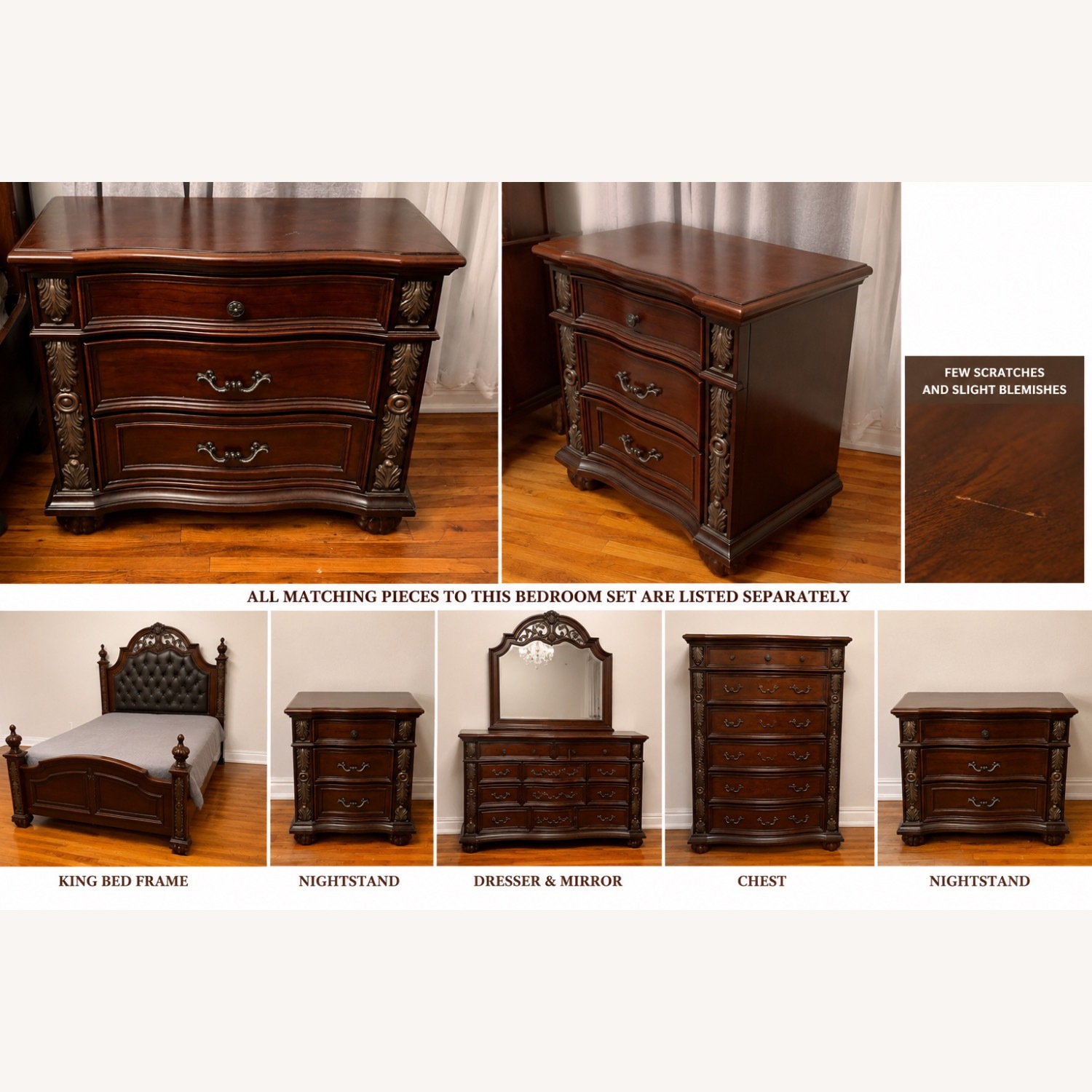 Ashley Furniture Dark Brown Nightstands - image-3