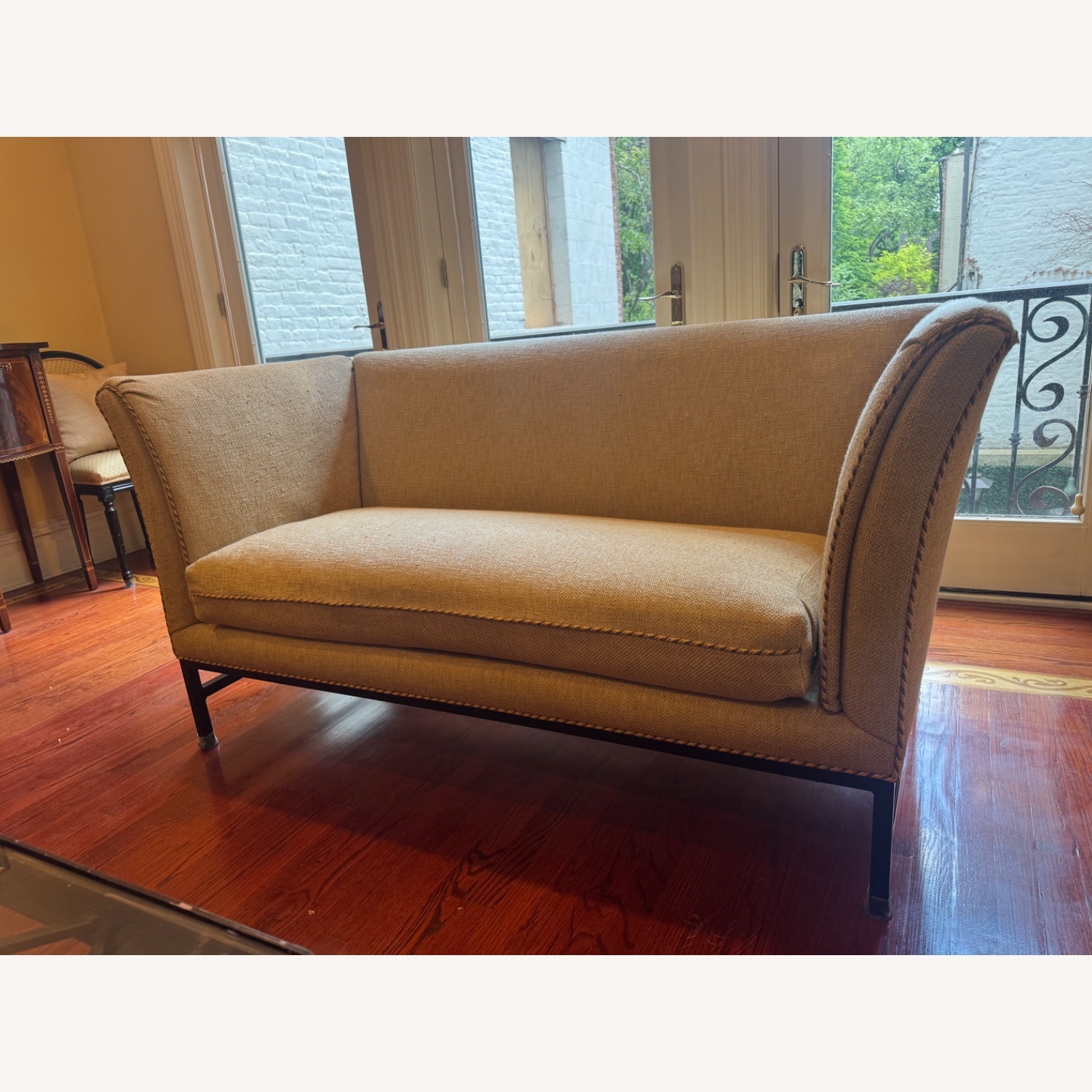Custom Yellow Fabric Couch - image-3