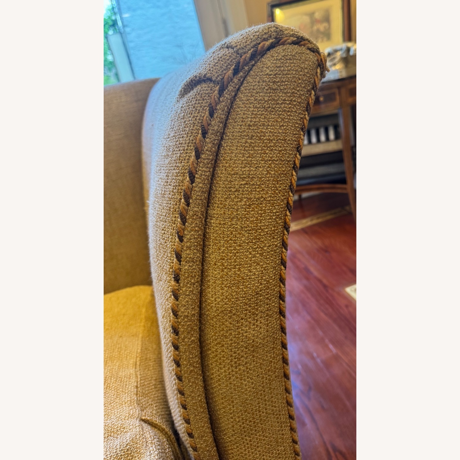 Custom Yellow Fabric Couch - image-5