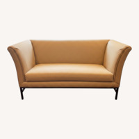 Custom Yellow Fabric Couch