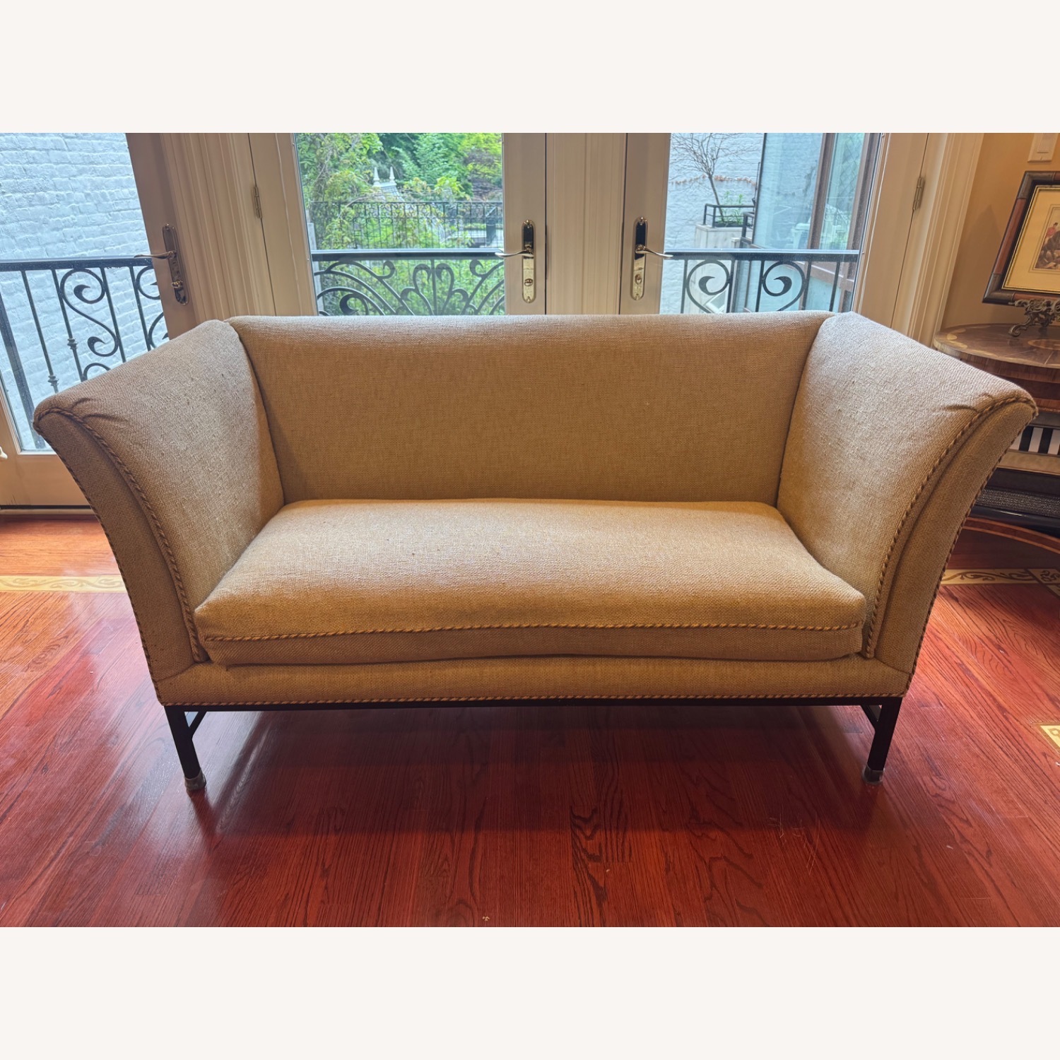 Custom Yellow Fabric Couch - image-1