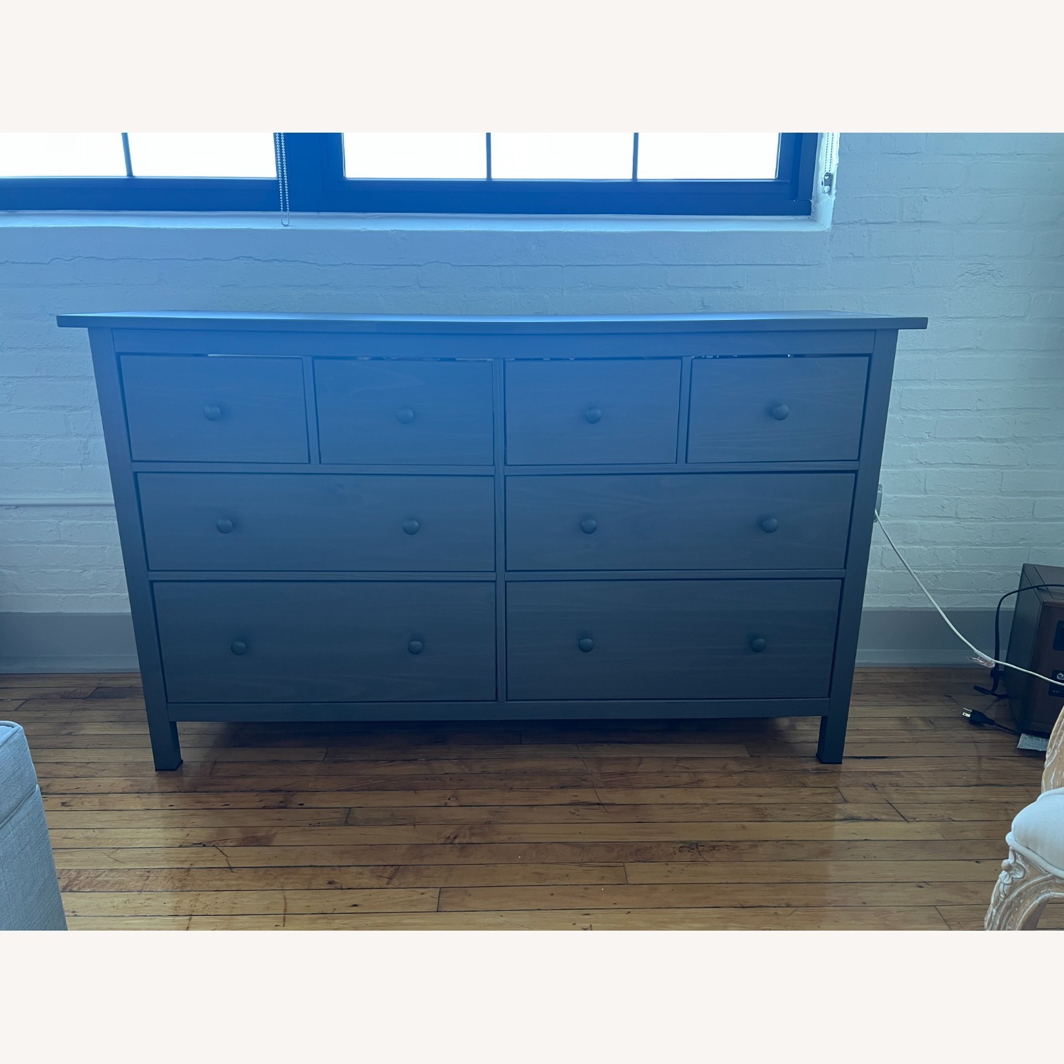 IKEA Hemnes Dark Gray Dresser - image-1