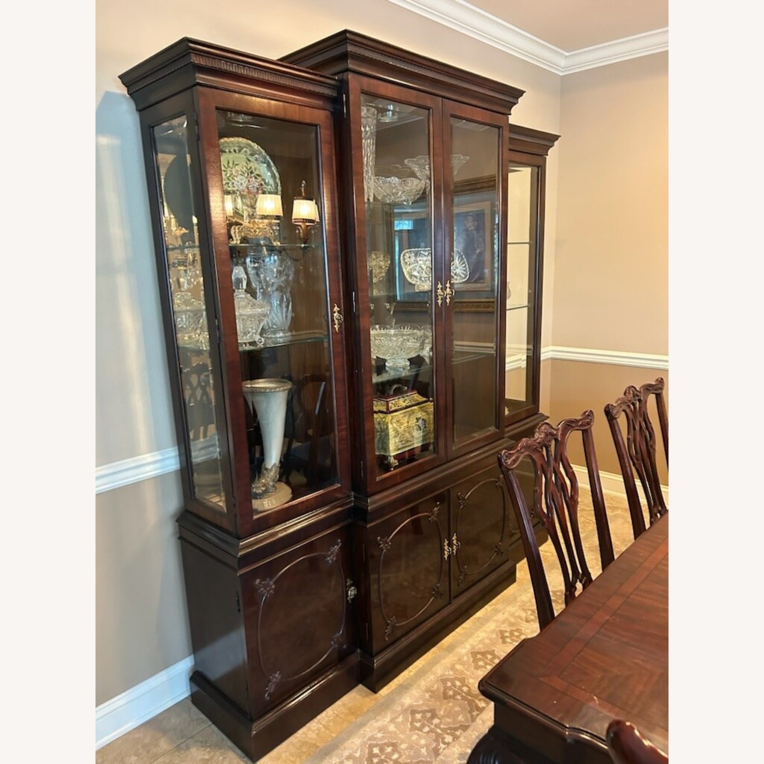 Century Furniture Dark Brown Wood Sideboard - image-2
