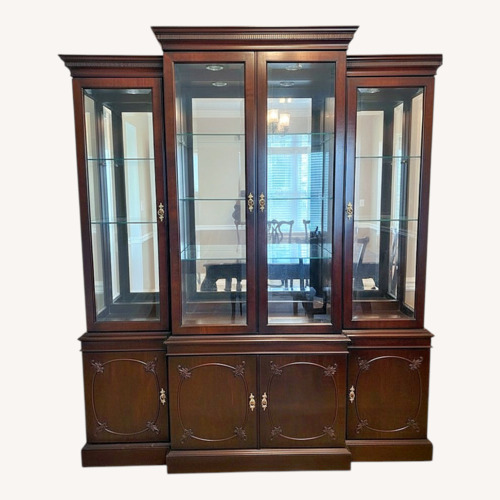 Used Century Furniture Dark Brown Wood Sideboard for sale on AptDeco