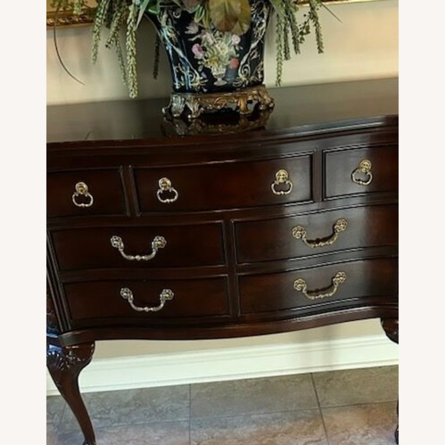 Century Furniture Dark Brown Wood Sideboard - image-4