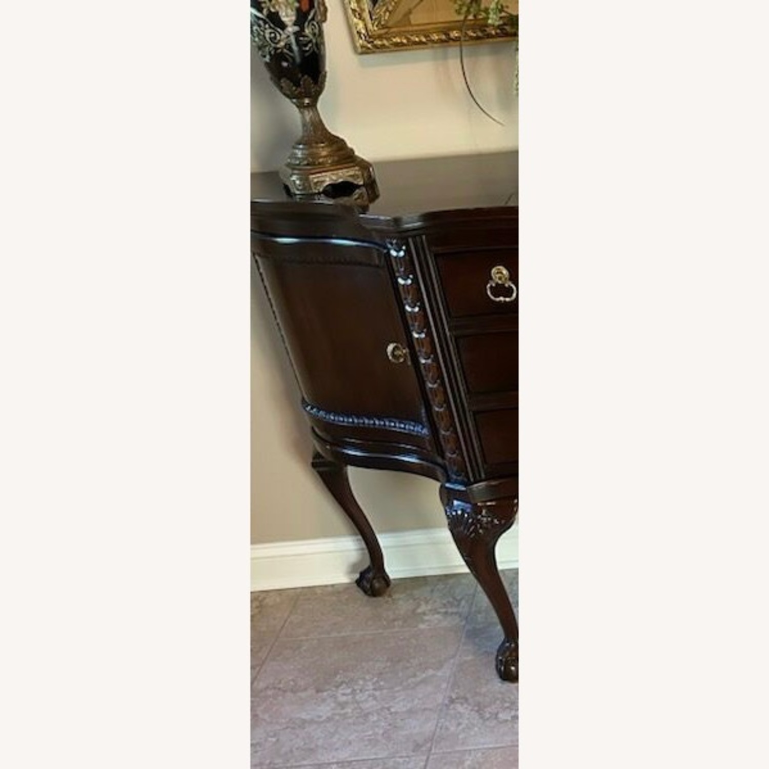 Century Furniture Dark Brown Wood Sideboard - image-5