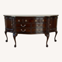 Century Furniture Dark Brown Wood Sideboard