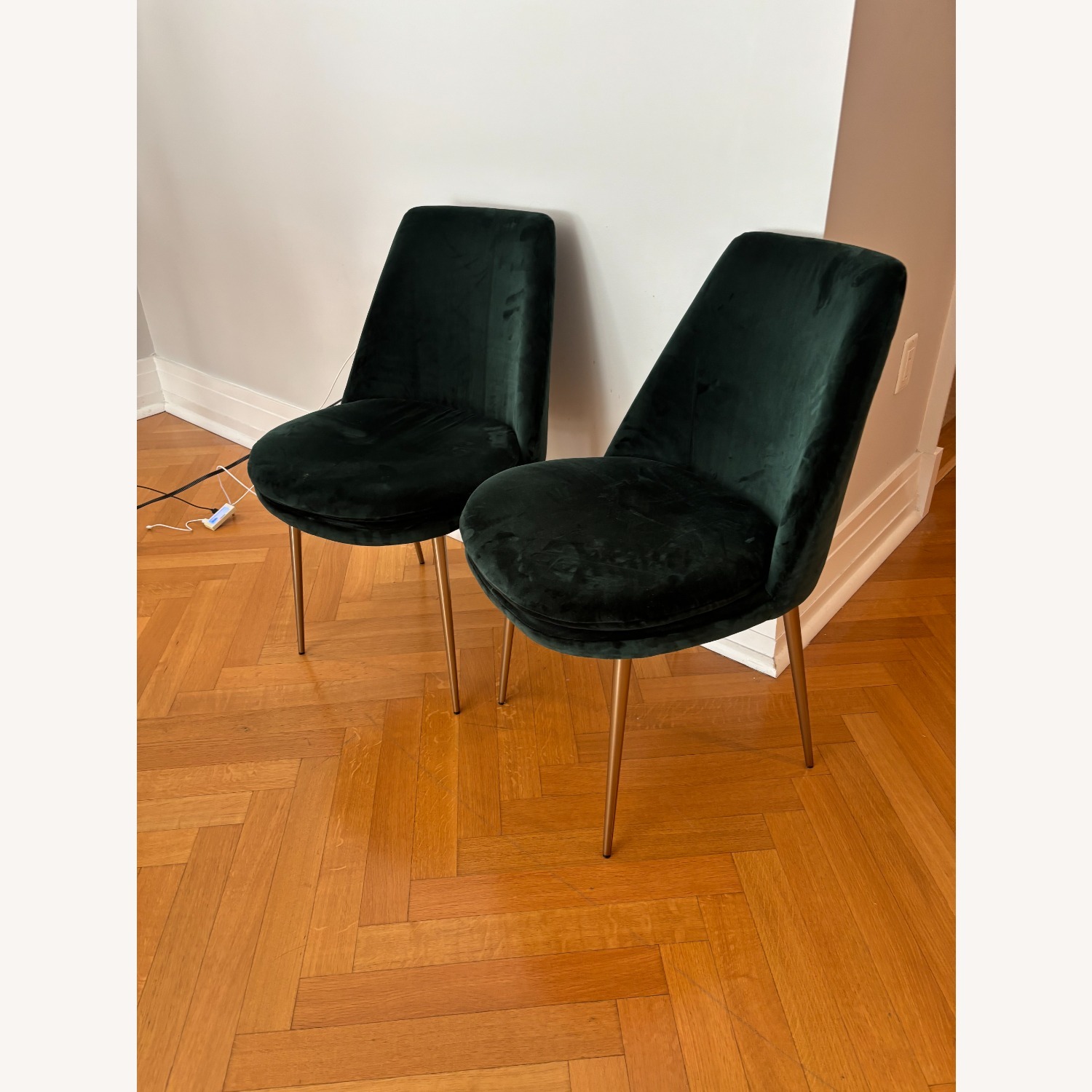 West Elm Green Finley Low-Back Dining Chair - image-2