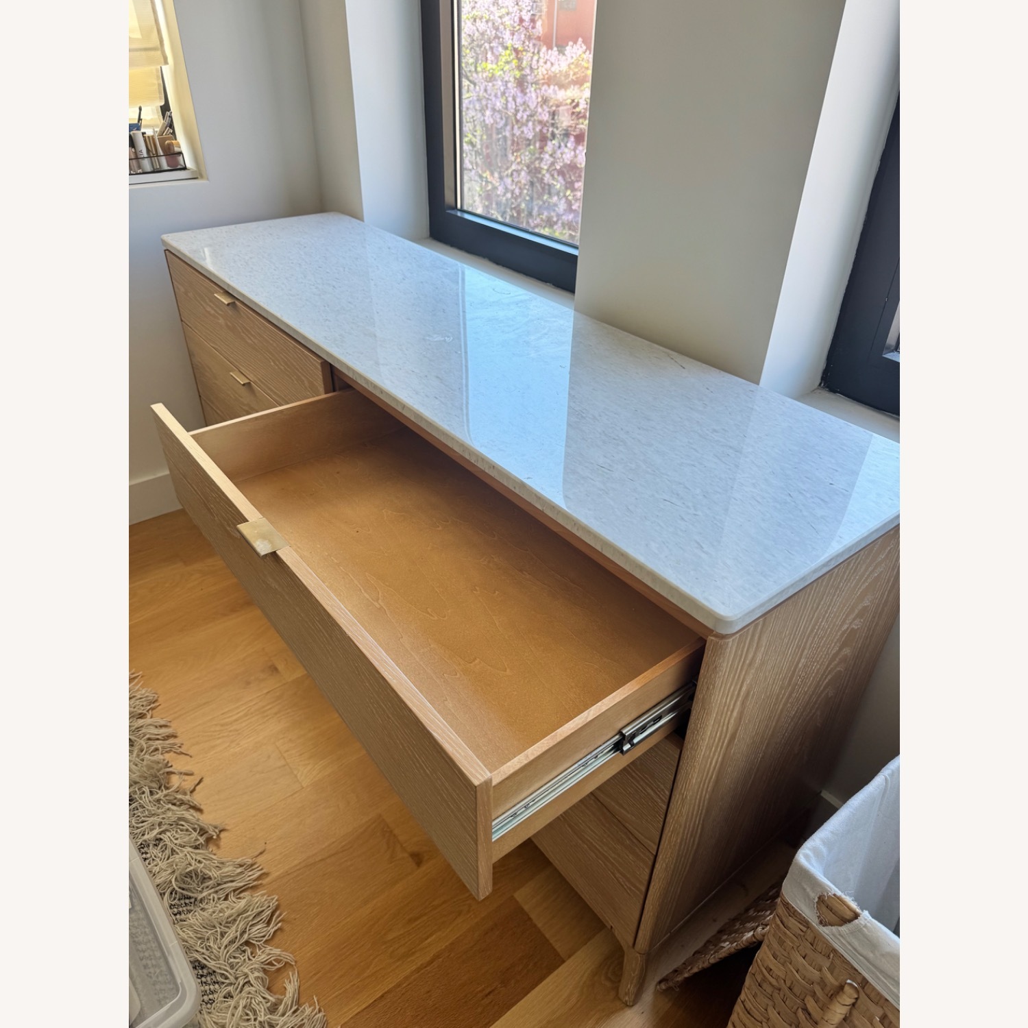 West Elm Parker Dresser - Washed Oak, 72” - image-2
