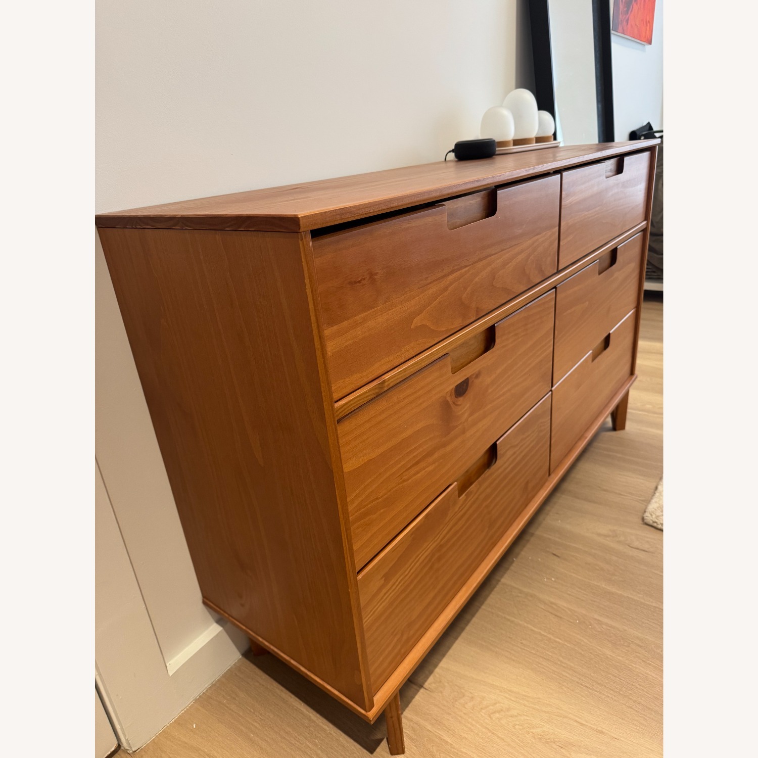 Amazon Walker Edison Natural Wood Dresser - image-2