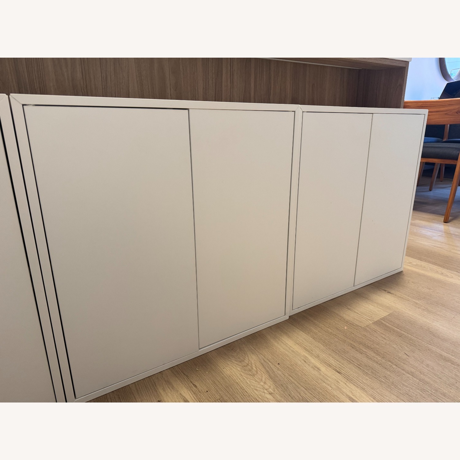 IKEA Eket White Wood Veneer Sideboard - image-2