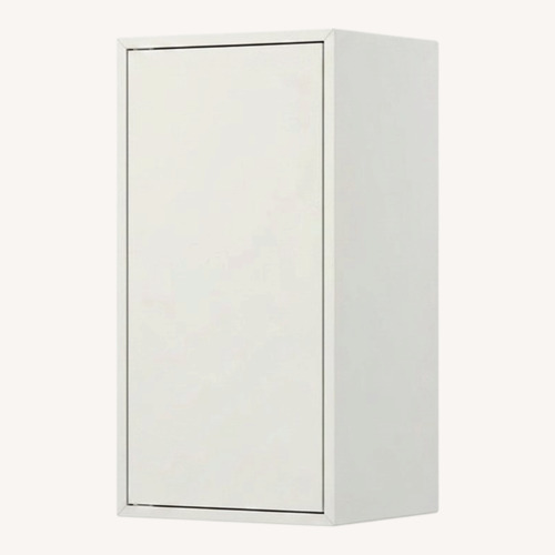 Used IKEA Eket White Wood Veneer Sideboard for sale on AptDeco