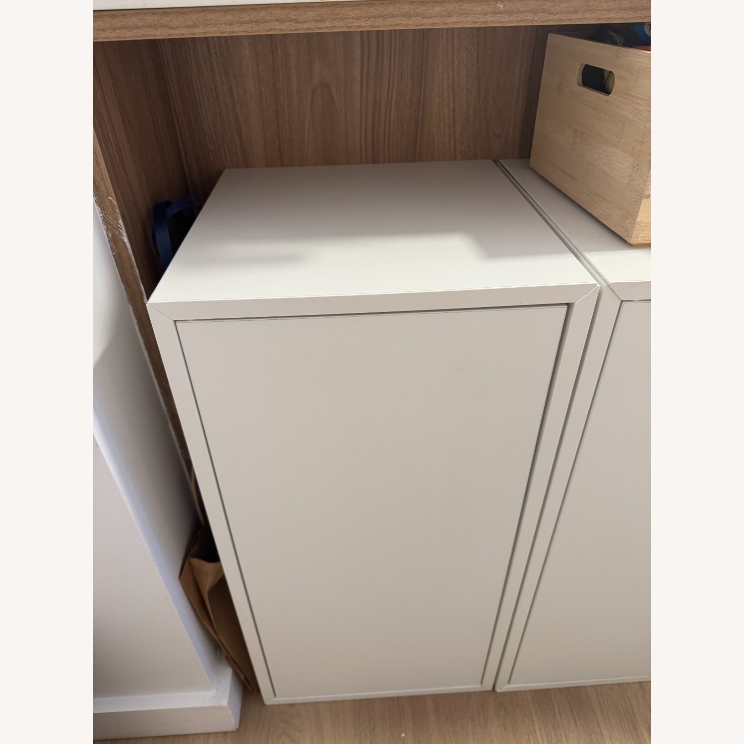 IKEA Eket White Wood Veneer Sideboard - image-2