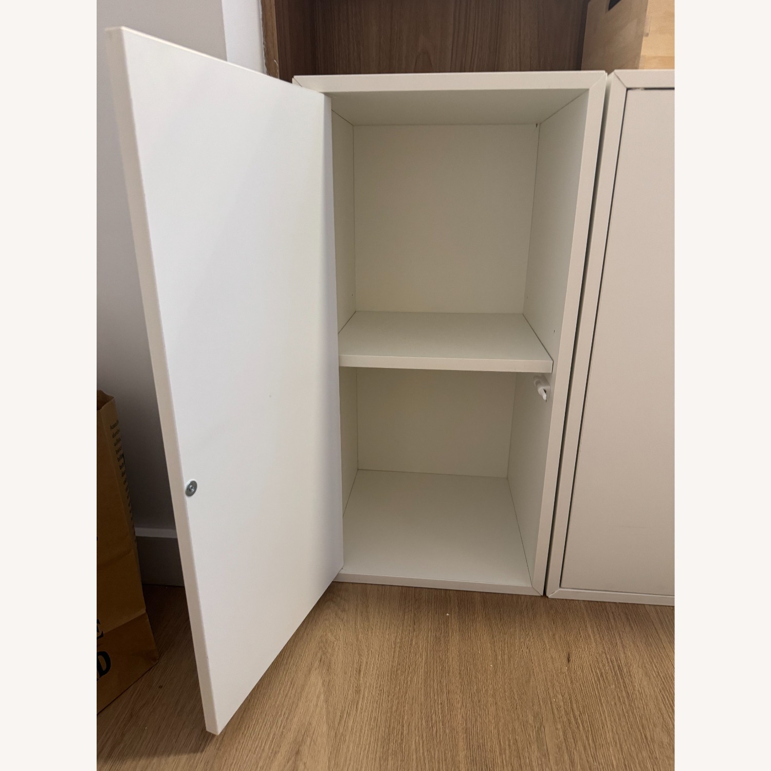 IKEA Eket White Wood Veneer Sideboard - image-3