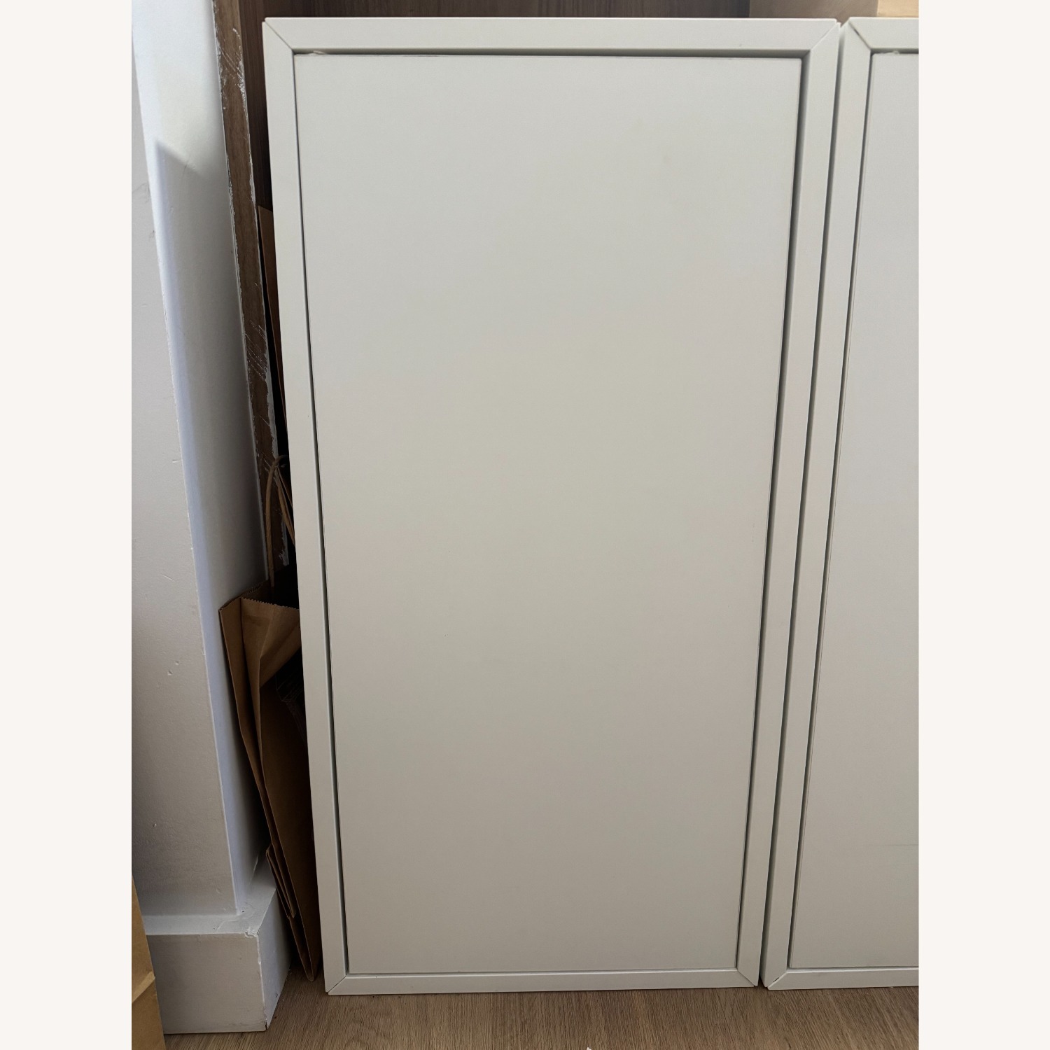 IKEA Eket White Wood Veneer Sideboard - image-1