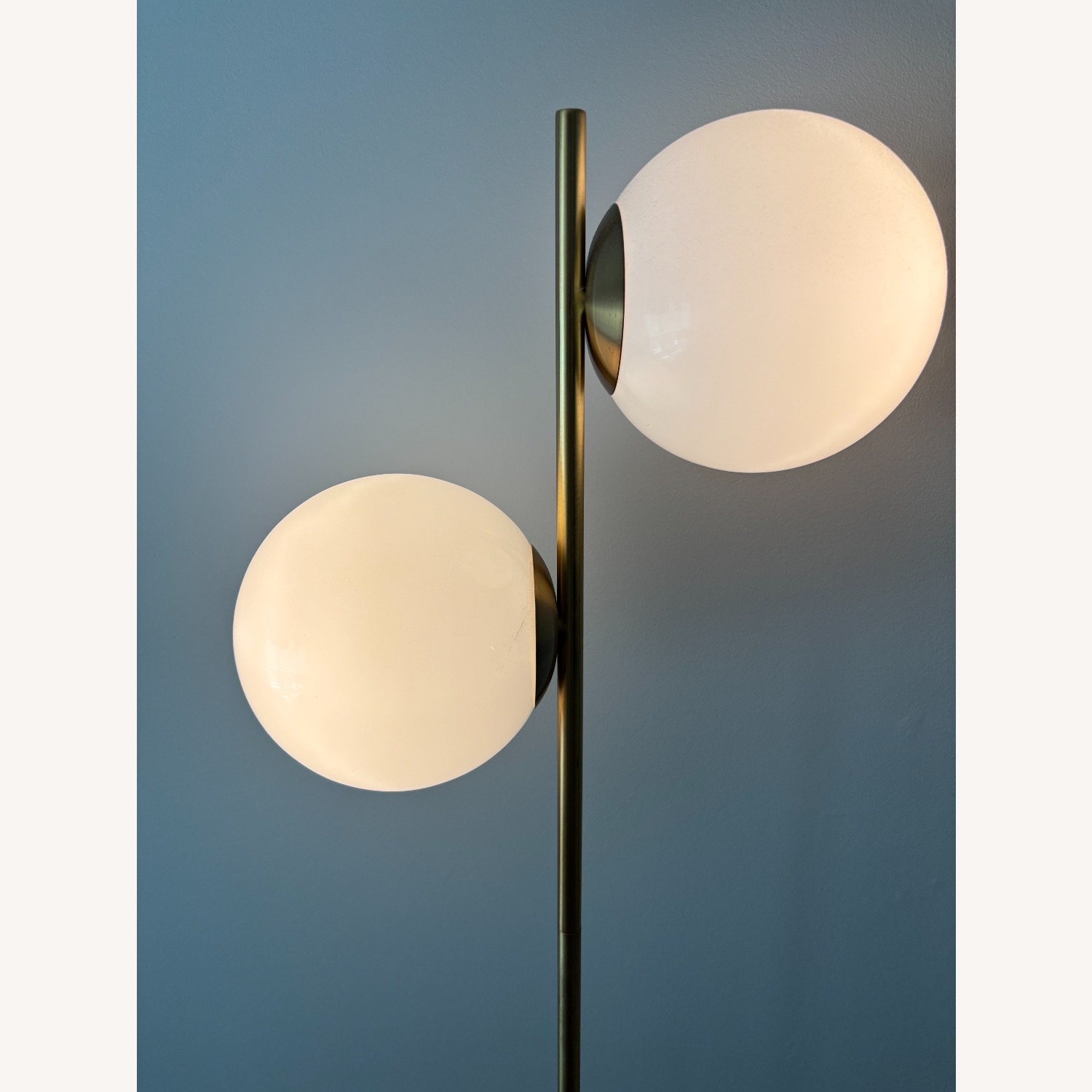 West Elm Sphere & Stem 2-Light Floor Lamp (62") - image-4