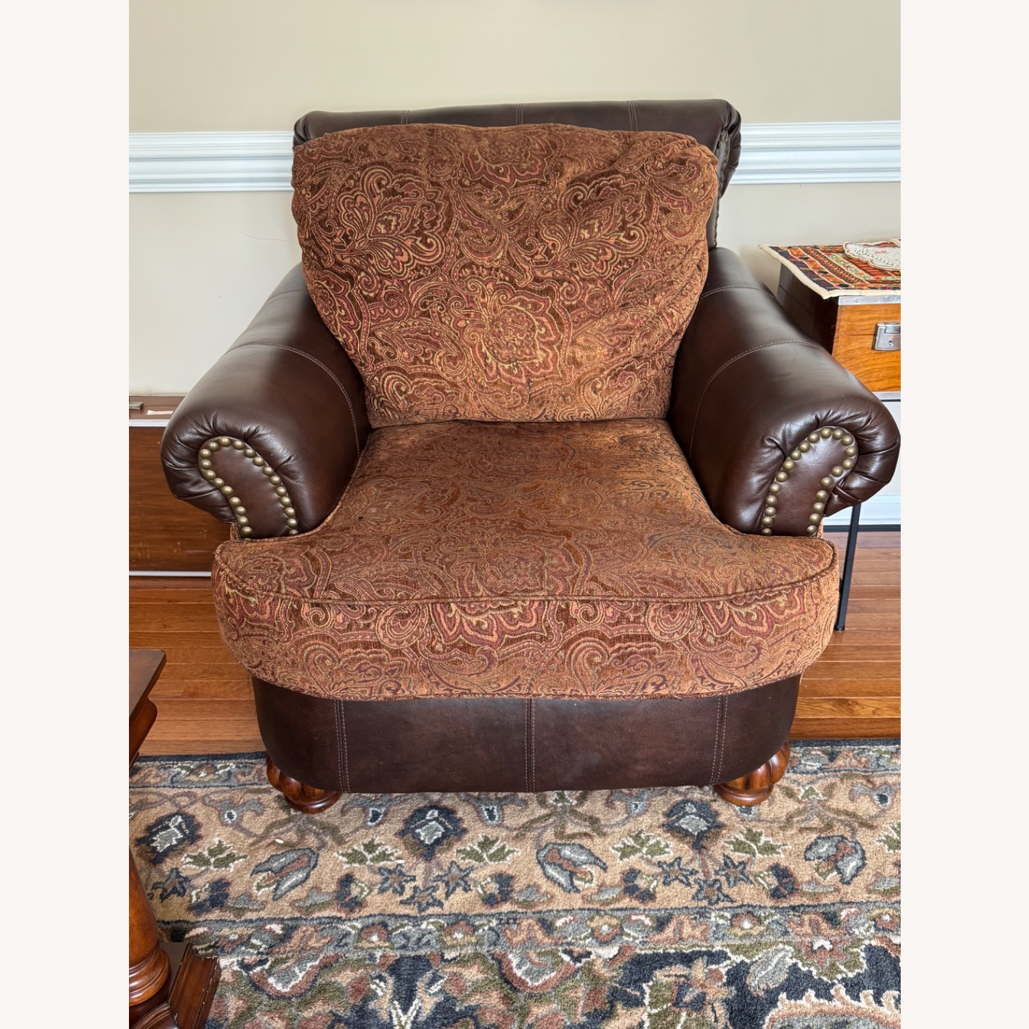 Dark Brown 3+ Seater Sofa - image-4
