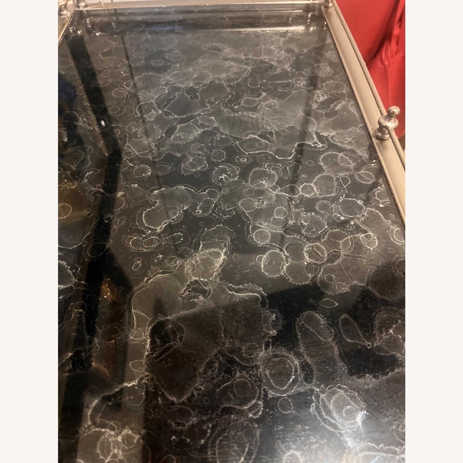 3 Tier Black Molten Bar Cart - image-8