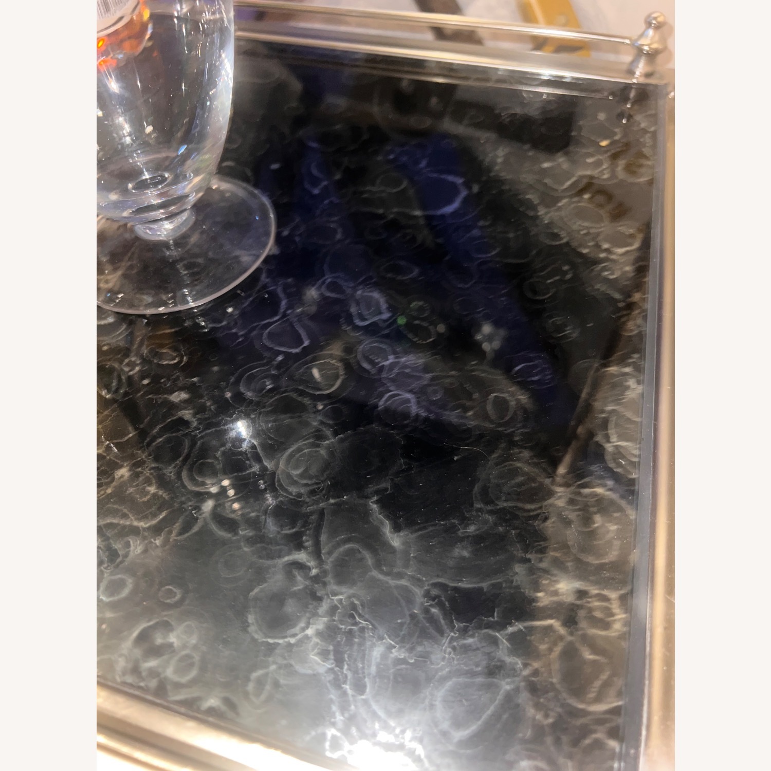 3 Tier Black Molten Bar Cart - image-7