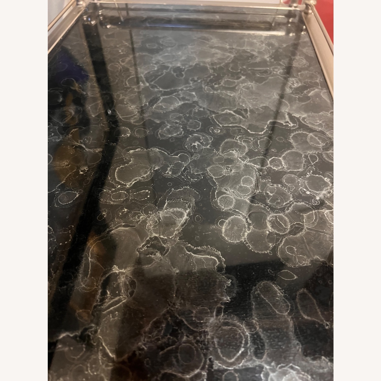 3 Tier Black Molten Bar Cart - image-10