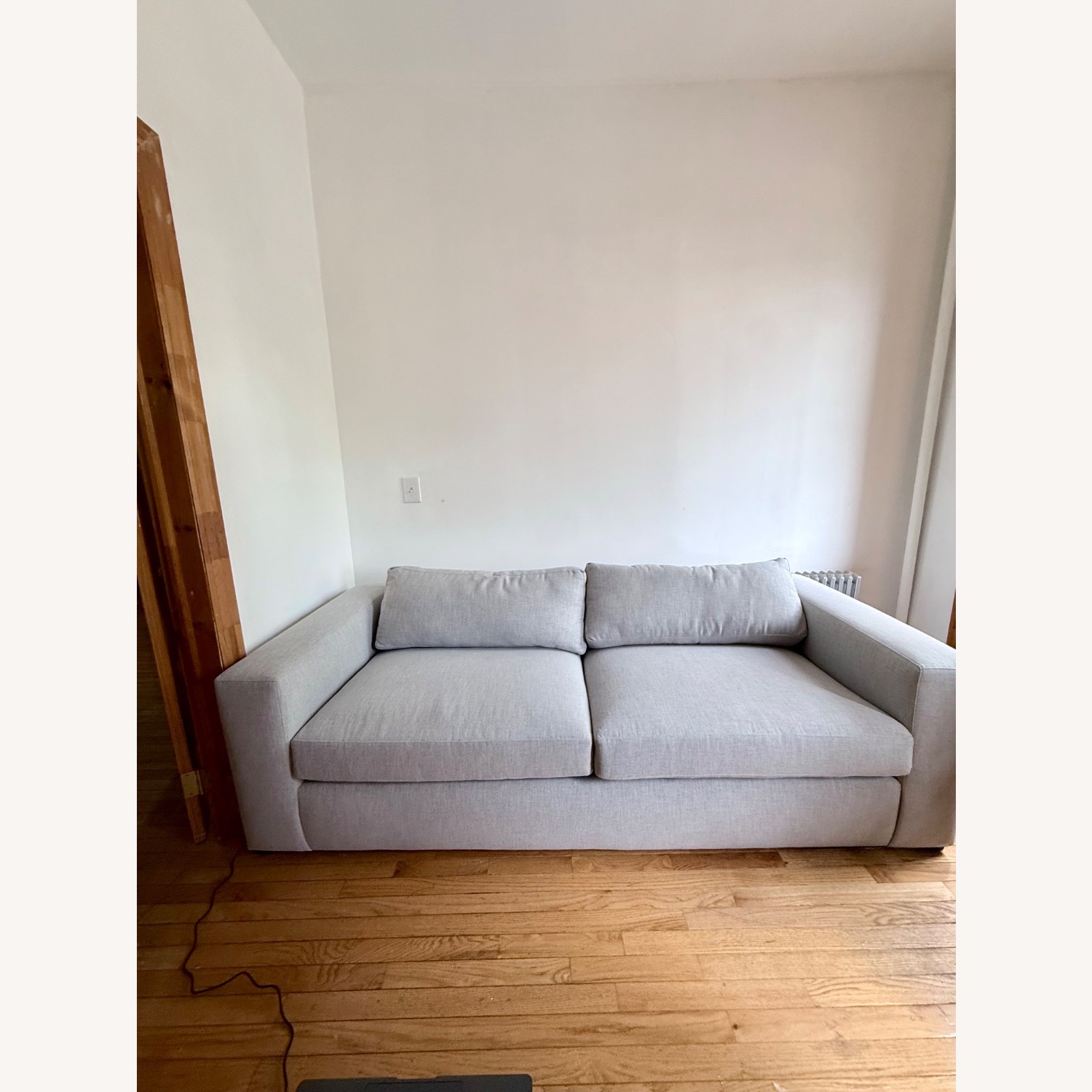 Crate & Barrel Oceanside 89” Sofa - Light Gray - image-2