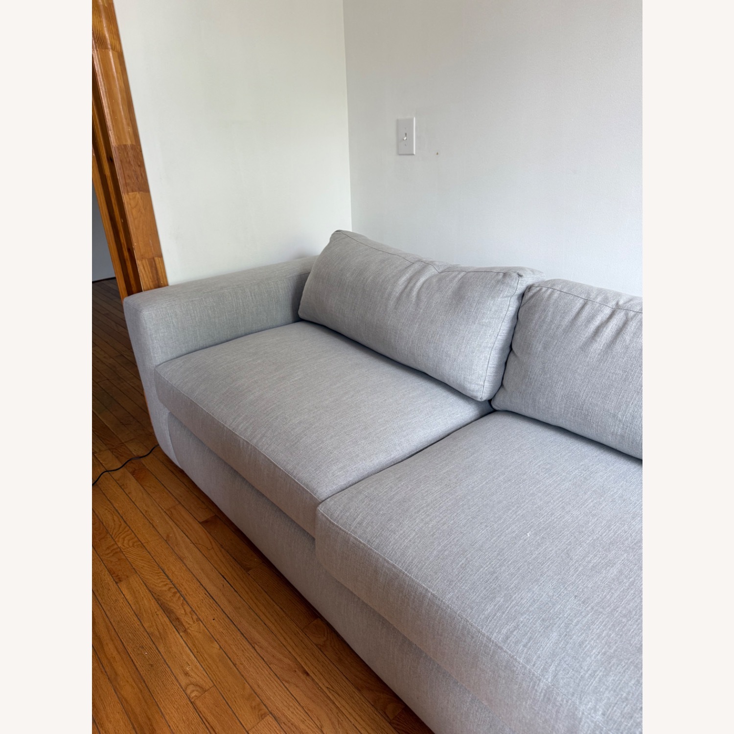Crate & Barrel Oceanside 89” Sofa - Light Gray - image-6
