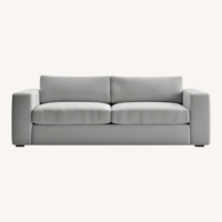 Crate & Barrel Oceanside 89” Sofa - Light Gray