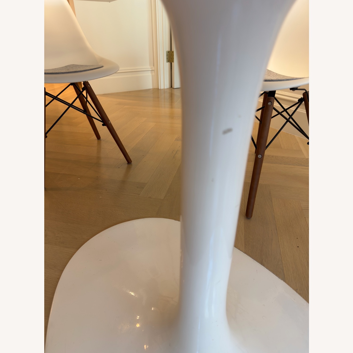 White Marble Dining Table - image-4