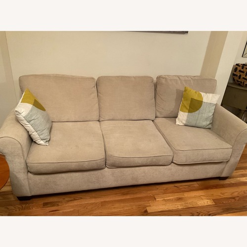 Used Pottery Barn Buchanan Roll Arm Sleeper Sofa for sale on AptDeco