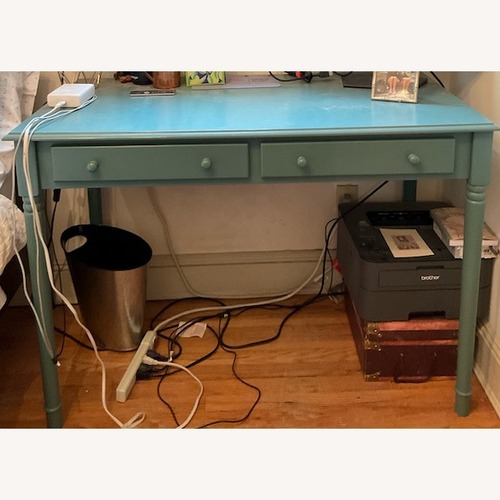 Used Birch Lane Pinckneyville Green Desk for sale on AptDeco
