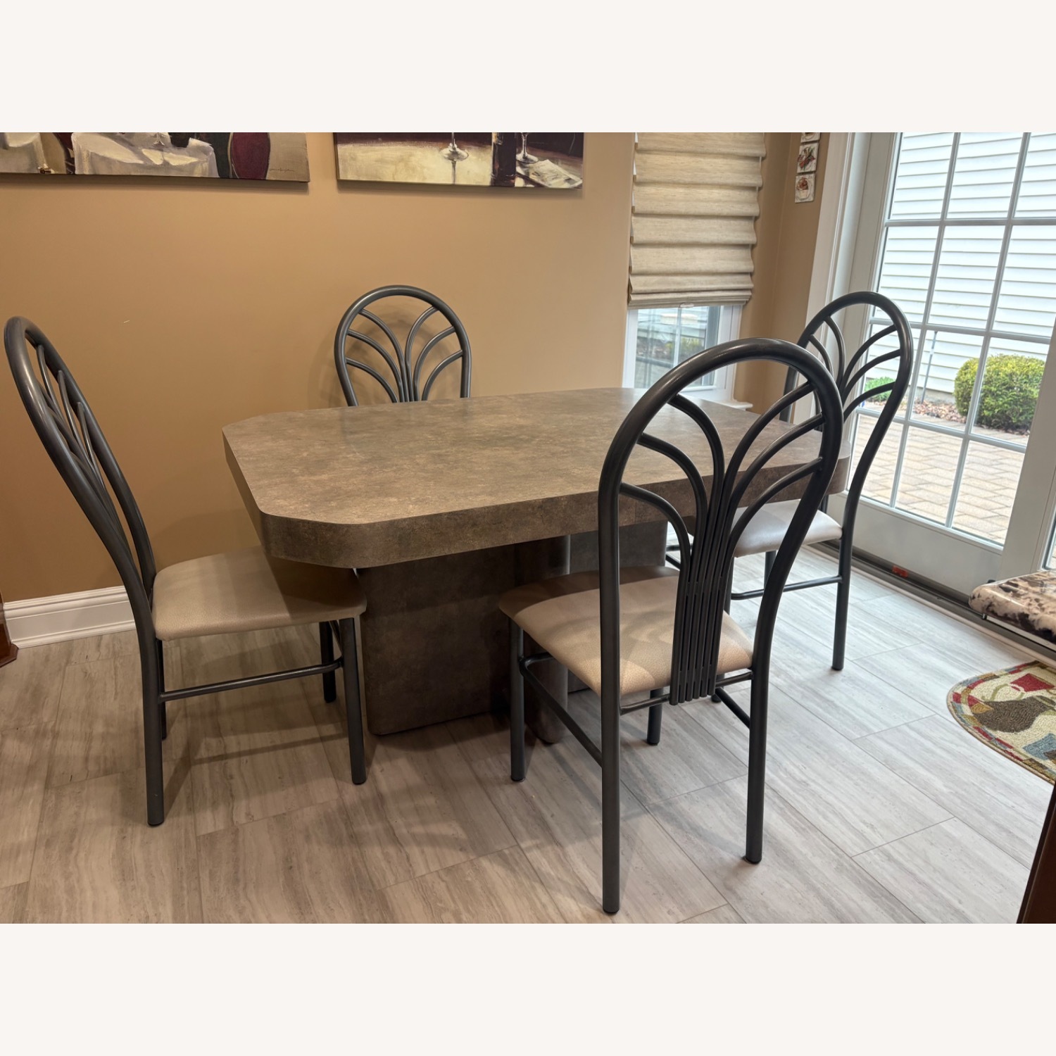 Croydex Formica Table & 4 Chairs  - image-1