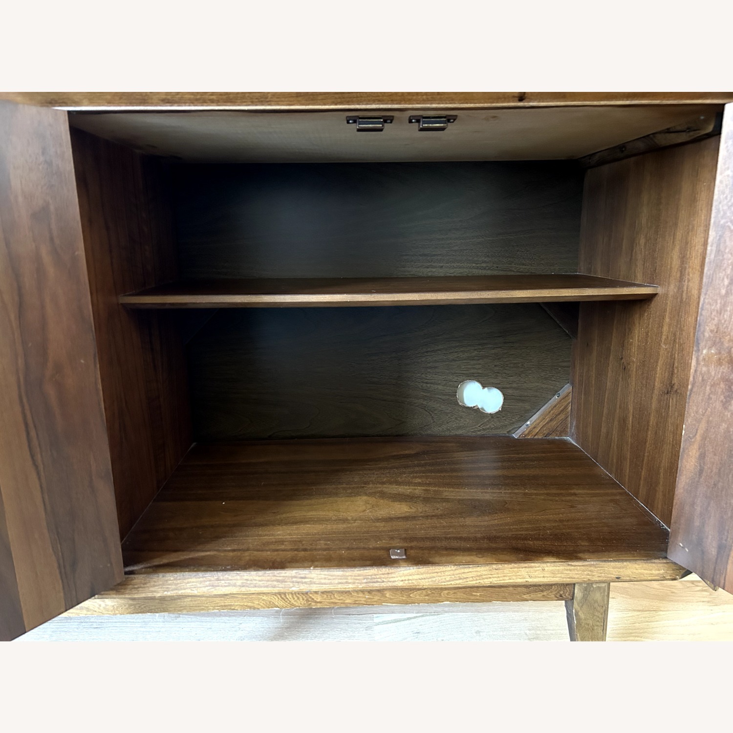MCM Vintage Wooden Sideboard Credenza - image-4
