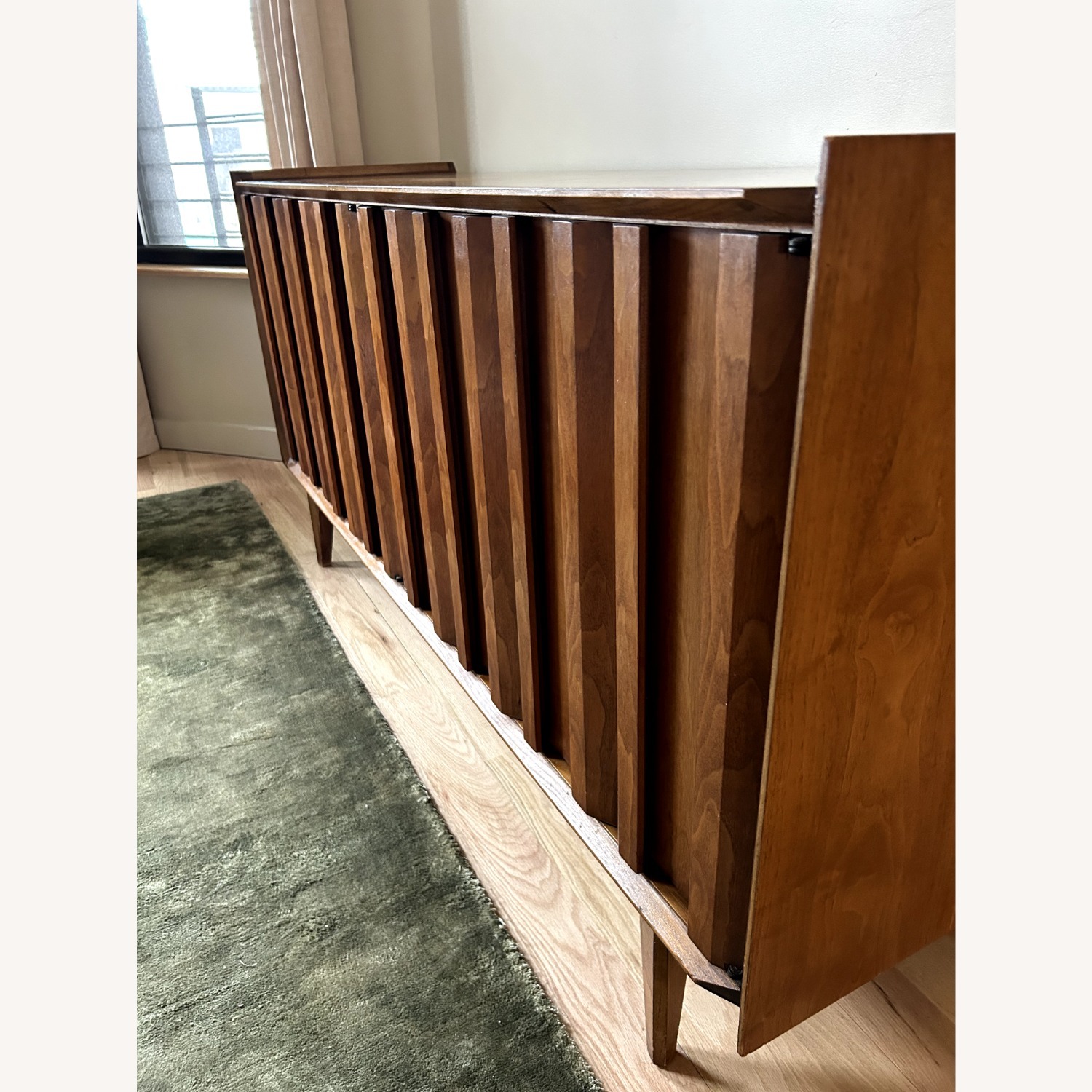 MCM Vintage Wooden Sideboard Credenza - image-6