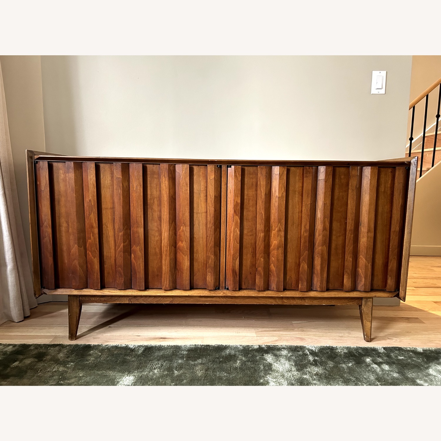 MCM Vintage Wooden Sideboard Credenza - image-8
