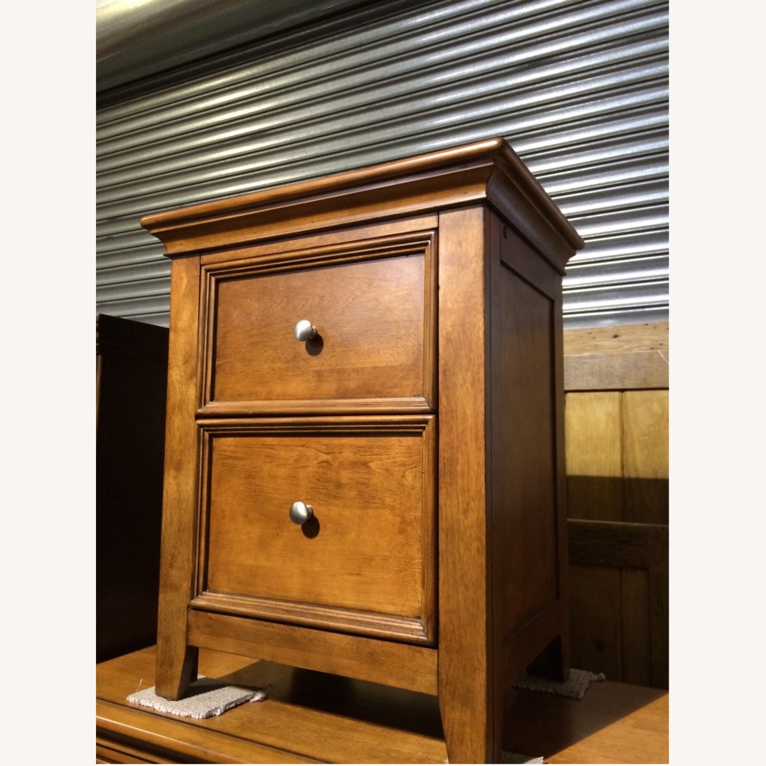 Country Willow Cherry Nightstand - image-2
