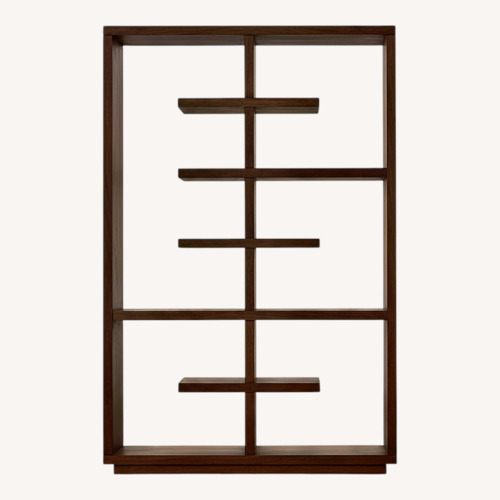 Used Crate & Barrel Elevate Walnut Bookcase for sale on AptDeco